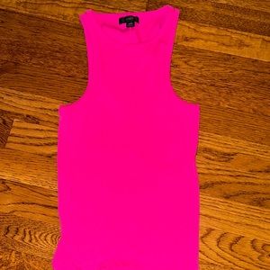 J.crew hot pink tank top